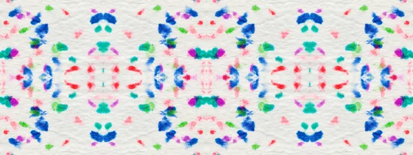 Flower Seamless Spot Geo Watercolour Shibori Blot Floral Soft Abstract — Fotografia de Stock