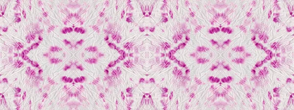 Naadloze Vlek Wassen Etnische Geometrische Streep Textuur Roze Magenta Beroerte — Stockfoto