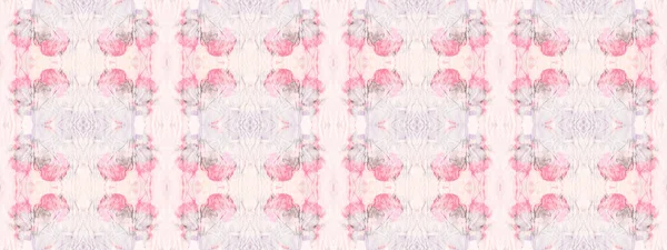 Aquarell Bohemian Pattern Geometrischer Pinsel Mit Violetten Farben Rosa Farbe — Stockfoto