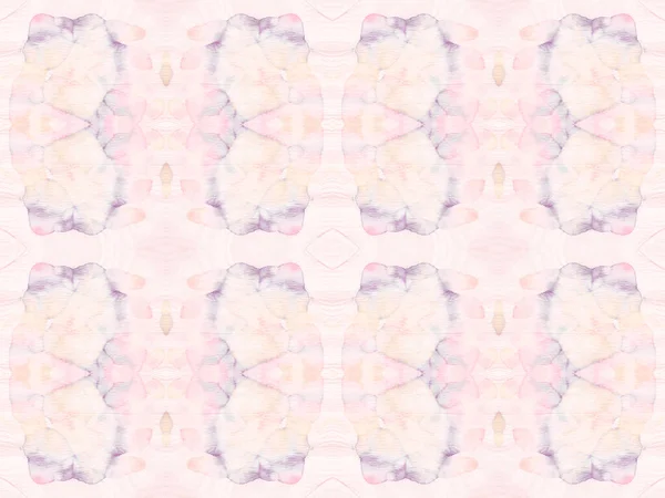 Aquarelle Motif Géométrique Couleur Rose Textile Bohème Brosse Géométrique Ethnique — Photo