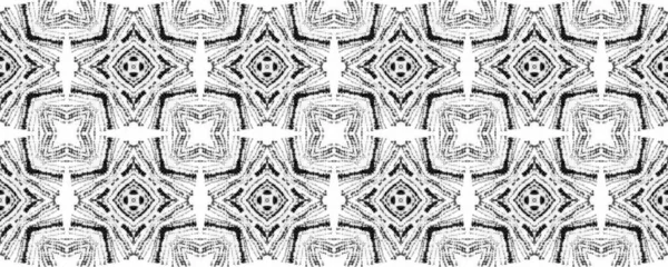 Simple Scribble Pattern Абстрактный Дизайн Чернил Бесшовный Рука Батик Серый — стоковое фото
