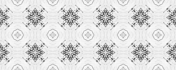 単純な幾何学模様 民族的ボホール波 部族イカット ドゥドル バティック グレーカラーインクスクラブルテキスタイル 概要Ikat水彩デザイン ブラックカラーネイティブ波ブラシ アブストラクト デザイン — ストック写真