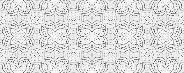 Простий Зразок Дудла Текстиль Сірого Кольору Ikat Scribble Textile Племінний — стокове фото