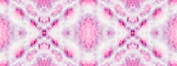 Wash Abstract Spot Effet Teinture Rose Aquarelle Ethnique Motif Blanc — Photo