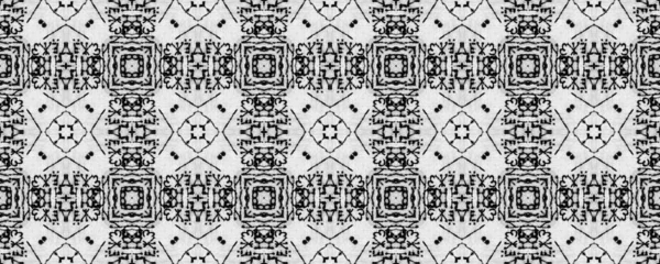 Enkelt Geometriskt Mönster Sömlös Bläck Akvarell Matta Abstrakt Vågig Batik — Stockfoto