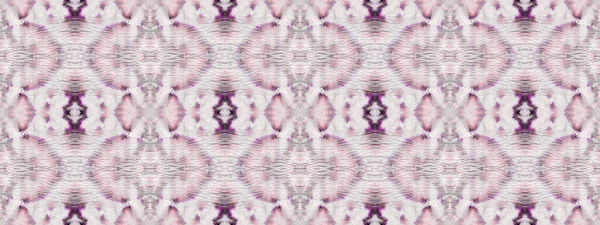 Vattenfärg Bohemiskt Mönster Violetta Färger Bohemisk Batik Etnisk Geometrisk Borste — Stockfoto