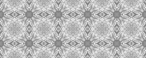 Простий Зразок Scribble Безшовний Дизайн Ikat Pattern Індіанець Scribble Batik — стокове фото
