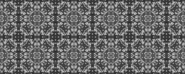 Modèle Géométrique Simple Batik Main Sans Couture Conception Aquarelle Encre — Photo