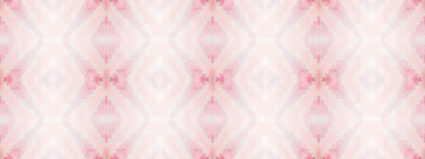 Violett Färggeometriskt Mönster Röd Färg Bohemisk Textil Abstrakt Stripe Ikat — Stockfoto