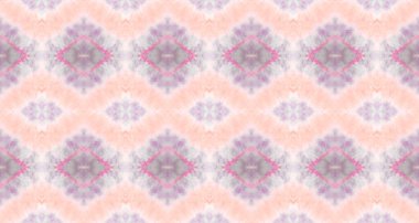 Su Rengi Bohem deseni. Gri renkli Geometrik doku. Soyut Soluk Fırça. Violet Renkli Bohem Fırçası. Kusursuz çizgili Ikat fırçası. Soyut Suluboya Halı Deseni Etnik Geometrik Batik.