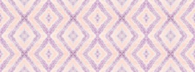 Su Rengi Geometrik Deseni. Soyut Geo Mark. Violet Renkli Geometrik Fırça. Etnik Geometrik Batik. Kusursuz Çizgili Boho Batik. Kusursuz Suluboya Şablonu Tekrarla Pembe Bohem Dokusunu.