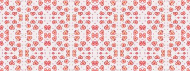 Mor Renkli Geometrik Desen. Kusursuz Boyalı Parmak izi. Kırmızı Bohem Tekstil. Etnik Bohem Fırçası. Soyut Çizgili Ikat Fırçası. Kusursuz Suluboya Tekrarı Su Rengi Geometrik Batik.