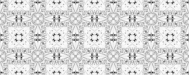 Siyah Renkli Karalama Kalıbı. Soyut Mürekkep Karalaması Tekrarla. Kabile Mürekkebi Fırçası. Etnik Tasarım Kalıbı. Doodle Boyalı Batik. Basit Yerli Geo Batik. Gri renkli Ikat Scribble Tekstil.