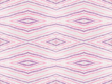 Mor Renkli Bohem deseni. Kusursuz çizgili Ikat Batik. Soyut Suluboya Halı Deseni Gri Renkli Geometrik Tekstil. Soyut El İzi. Kabile Geometrik Batik. Su Rengi Bohem Fırçası.