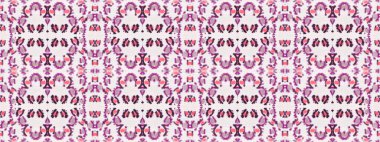Violet Renkli Geometrik Desen. Etnik Bohem Fırçası. Kusursuz çizgili Ikat Batik. Su Boyası Bohem Batik. Soyut Soluk Yazı. Soyut Suluboya Modeli Tekrarla Pembe Renkli Geometrik Doku.