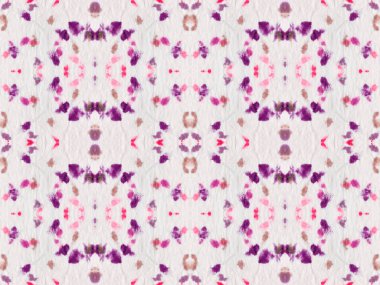 Mor Renkli Geometrik Desen. Violet Color Bohemian Batik. Kabile Bohem Fırçası. Pembe renkli Geometrik Tekstil. Soyut Boyalı Batik. Kusursuz çizgili Ikat fırçası. Soyut Suluboya Halı Deseni