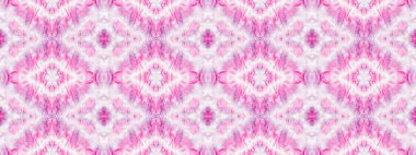 Violet Renkli Geometrik Desen. Kusursuz çizgili Boho fırçası. Soyut Geo Wave. Su Rengi Bohem deseni. Mor Renkli Geometrik Fırça. Kusursuz suluboya halı desenli kabile geometrik Batik.