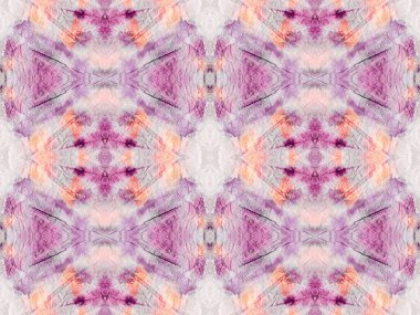 Su Rengi Bohem deseni. Kusursuz çizgili Ikat fırçası. Soyut Suluboya Halı desenli Bohem Fırçası. Mor Renkli Bohem Batik. Soyut Geo Mark. Su Rengi Geometrik Tekstil.