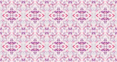 Su Rengi Geometrik Deseni. Kusursuz suluboya. Tekrarlayan Kusursuz Çizgili Ikat Fırçası. Violet Renkli Bohem Fırçası. Su Boyası Geometrik Tekstil. Soyut Dalga Yazdırma. Kabile Bohem Batik.