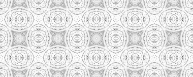 Basit Bohem Düzeni. Gri renkli Ikat Scribble Deseni. Doodle Tasarım Mürekkep Deseni. Kabile Mürekkebi Doodle Batik. Siyah renkli Etnik El Fırçası. Kusursuz Ikat dalgası. Kusursuz Ikat Scribble Tekrarla.