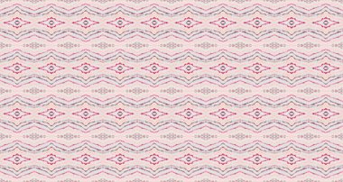 Violet Renkli Geometrik Desen. Kırmızı renkli Geometrik Tekstil. Kusursuz Suluboya Mor Mor Bohem Batik Şablonu. Soyut Stripe Boho Batik. Kusursuz Geo Wave. Kabile Bohem Fırçası.