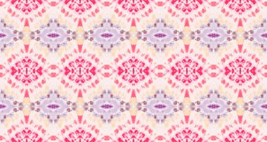 Mor Renkli Bohem deseni. Kusursuz Suluboya Düz Çizgili Ikat Fırçası. Su Boyası Bohem Fırçası. Su Boyası Geometrik Tekstil. Etnik Geometrik Batik. Soyut Geo Fırçası.