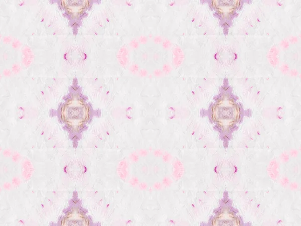 Фиолетовый Цветовой Геометрический Узор Племенная Чешская Кисть Бесшовный Акварельный Повторяющийся — стоковое фото