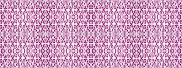 Mor Renkli Geometrik Desen. Kırmızı Renkli Bohem dokusu. Violet Color Geometric Batik. Kusursuz çizgili Ikat fırçası. Etnik Bohem Fırçası. Soyut Suluboya Kalıbı Tekrarla Soyut İkat İşareti.