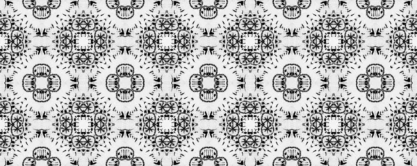 Semplice Scribble Pattern Spazzola Tinta Etnica Colore Grigio Ikat Doodle — Foto Stock