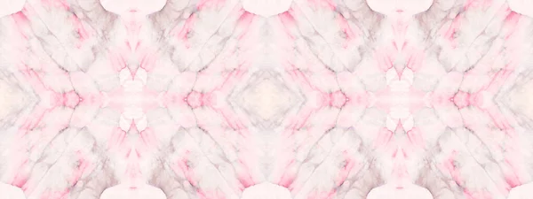 Pink Seamless Mark Tie Dye Boho Abstract Wiederholen Flüssiges Aquarell — Stockfoto