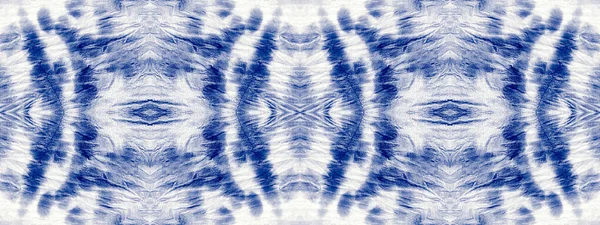 Χρώμα Μαρκ Μπλε Βαμβάκι Τάι Σποτ Αφηρημένο Μελάνι Υγρό Creative — Φωτογραφία Αρχείου