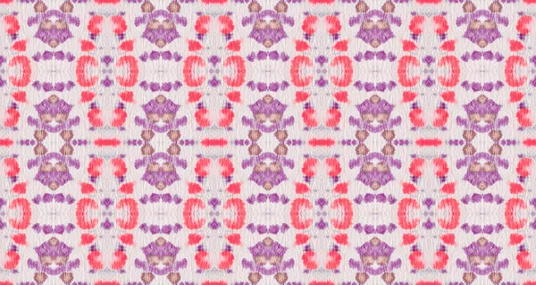 Фиолетовый Цветовой Геометрический Узор Безшовный След Руки Племенная Геометрическая Кисть — стоковое фото