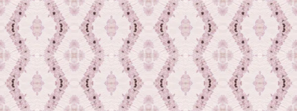 Vattenfärg Bohemiskt Mönster Violetta Färger Geometrisk Batik Sömlös Färgad Våg — Stockfoto