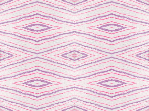 Purpurový Barevný Český Vzor Bezešvé Pásky Ikat Batik Abstraktní Akvarel — Stock fotografie