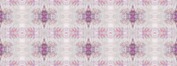 Вайолет Колір Богемський Патерн Фіолетовий Колір Геометричний Батік Етнічний Чеський — стокове фото