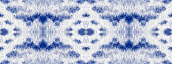 Water Spot Blue Colour Tye Dye Blob Ink Abstract Shape — Stock fotografie