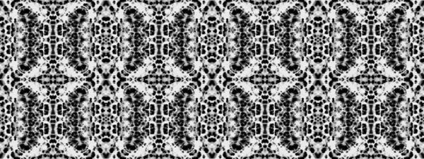 Naadloze Vlek Etnische Boheemse Water Splotch Line Art Pattern Gray — Stockfoto