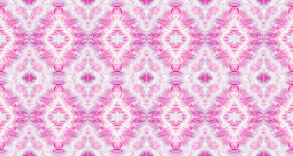 Lila Färg Bohemiskt Mönster Sömlös Ikat Brush Violetta Färger Geometrisk — Stockfoto