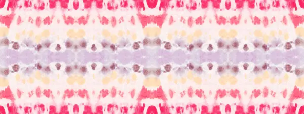 粉红摘要标记 洗净领带染料效果 色彩斑斓的无缝隙 Magenta Pink Abstract Canvas 红色紫罗兰刷 湿淋淋的水彩画 明亮的几何绘图纹理 — 图库照片