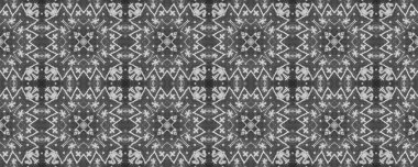 Basit Geometrik Desen. Gri renkli Ikat Doodle Deseni. Soyut Ikat Suluboya Tekrarla. Yerli Mürekkep Karalama Fırçası. Doodle Tasarım Mürekkep Deseni. Etnik Boho dalgası. Siyah Renkli Etnik El Batik.