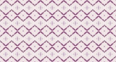 Su Rengi Geometrik Deseni. Kusursuz suluboya desenli soyut boya fırçası. Pembe renkli Bohem dokusu. Kusursuz çizgili Boho fırçası. Mor renkli Geometrik Batik. Kabile Geometrik Fırçası.