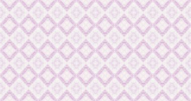 Mor Renkli Geometrik Desen. Soyut Stripe Boho Batik. Kabile Bohem Fırçası. Su Boyası Geometrik Batik. Soyut Suluboya Tekrarı Su Rengi Bohem Şablonu. Kusursuz Ikat Dalgası.