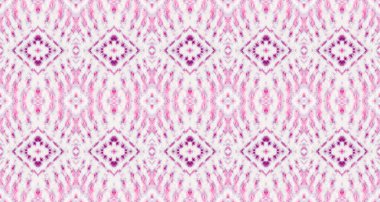 Mor Renkli Bohem deseni. Kusursuz Ikat dalgası. Su Boyası Geometrik Fırçası. Su Boyası Bohem dokusu. Etnik Geometrik Batik. Kusursuz Suluboya Şablon Tekrarlama Soyut Çizgili Boho Batik.