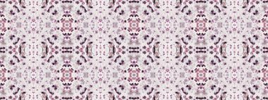 Violet Renkli Bohem deseni. Soyut El Batik. Mor Renkli Geometrik Fırça. Soyut Suluboya Tekstil Su Rengi Tekstili. Kusursuz Çizgili Boho Batik. Kabile Geometrik Batik.