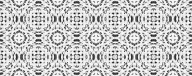 Basit Bohem Düzeni. Soyut Mürekkep Halı. Gri renkli Ikat Doodle Tekstil. Kusursuz mürekkepsiz dalga. Siyah Renkli El Batik. Doodle Design Ikat Design Destern. Etnik Mürekkep Karalama Fırçası.