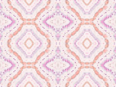 Su Rengi Bohem deseni. Soyut Çizgili Boho Fırçası. Kusursuz Ikat dalgası. Kırmızı Renkli Geometrik Desen. Etnik Geometrik Fırça. Soyut Suluboya Şablonu Mor Bohem Batik.