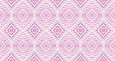 Violet Renkli Geometrik Desen. Kusursuz el izi. Soyut suluboya halı desenli soyut çizgili Ikat fırçası. Gri Renkli Bohem deseni. Su Boyası Geometrik Batik. Etnik Geometrik Fırça.