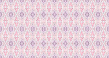 Su Rengi Geometrik Deseni. Soyut Çizgili Ikat Fırçası. Mor renkli Geometrik Batik. Etnik Bohem Fırçası. Kırmızı Bohem Tekstil. Kusursuz Solgun Mark. Soyut Suluboya Şablonu Tekrarla