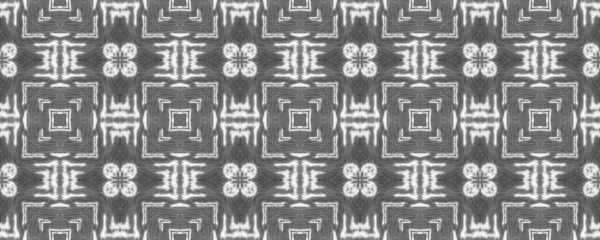 Einfaches Böhmisches Muster Graue Tinte Doodle Textile Ethnische Ikat Scribble — Stockfoto