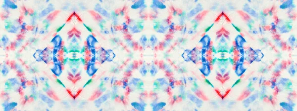 Red Abstract Spot Art Watercolour Tye Dye Spot Wash Floral — ストック写真